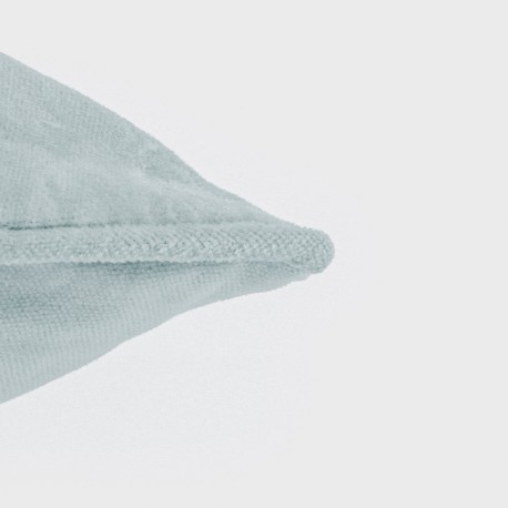 Cojín cuadrante terciopelo algodón liso - funda + relleno