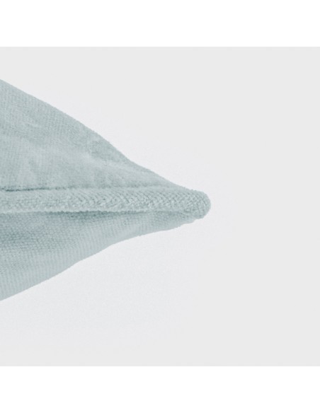 Cojín cuadrante terciopelo algodón liso - funda + relleno