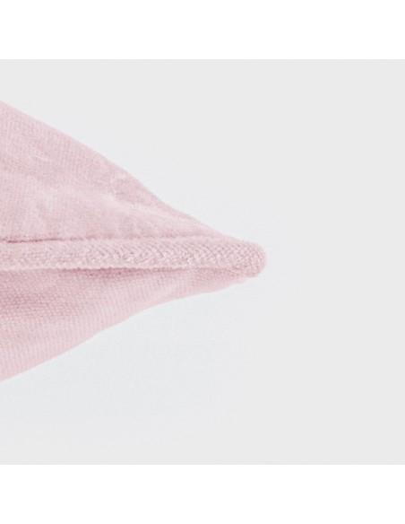 Cojín cuadrante terciopelo algodón liso - funda + relleno