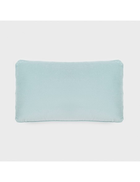Cojín rectangular 30x50 terciopelo algodón liso - funda + relleno