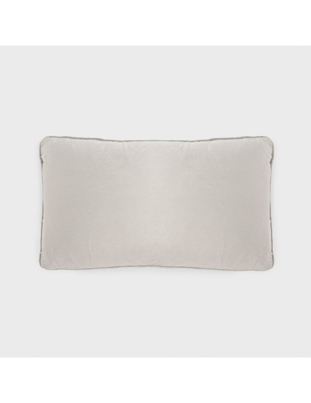 Cojín rectangular 30x50 New terciopelo liso - funda + relleno