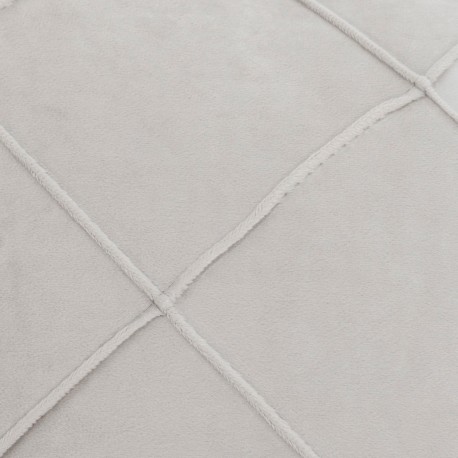 Cojín cuadrante New Rombo terciopelo liso 50x50 - funda + relleno