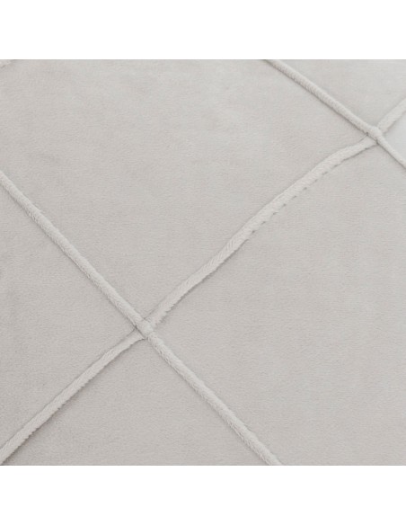 Cojín cuadrante New Rombo terciopelo liso 50x50 - funda + relleno