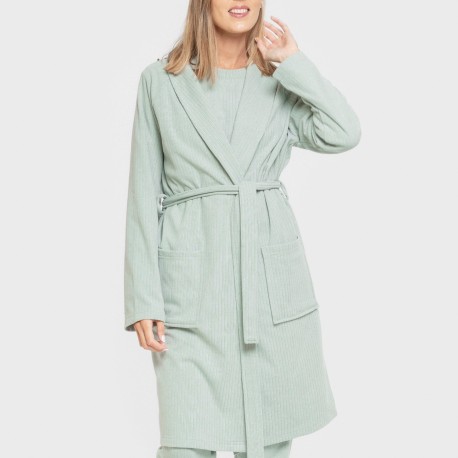 Bata canalé Raya ancha lisa