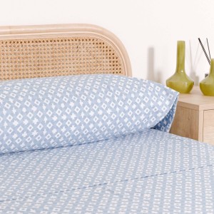 Juego de sábanas algodón Narciso indigo