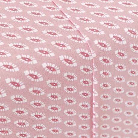 Juego de sábanas algodón Walia malva