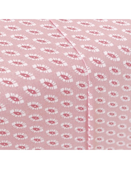 Juego de sábanas algodón Walia malva