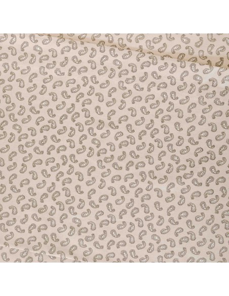 Juego de sábanas algodón Chili verde seco - topo