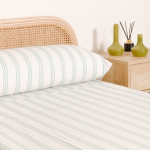 Juego de sábanas algodón Amunia verde keike