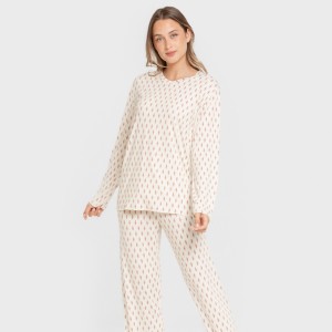 Pijama largo mujer soft Serbia malva rosa 2