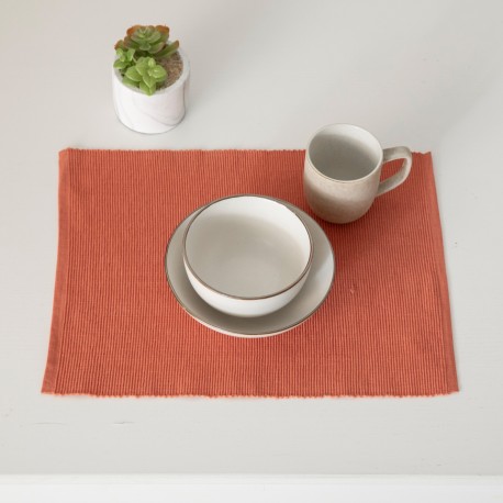 Mantel individual algodón liso