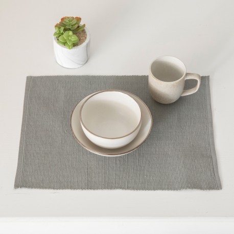 Mantel individual algodón liso