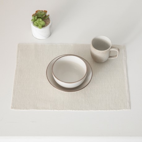 Mantel individual algodón liso