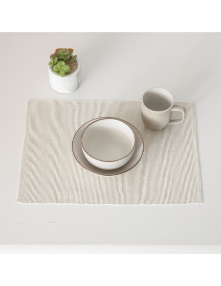 Mantel individual algodón liso