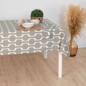 Mantel antimanchas Sunnies verde seco