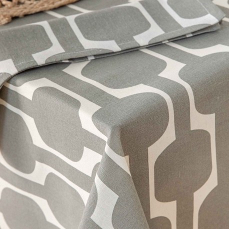 Mantel antimanchas Sunnies verde seco