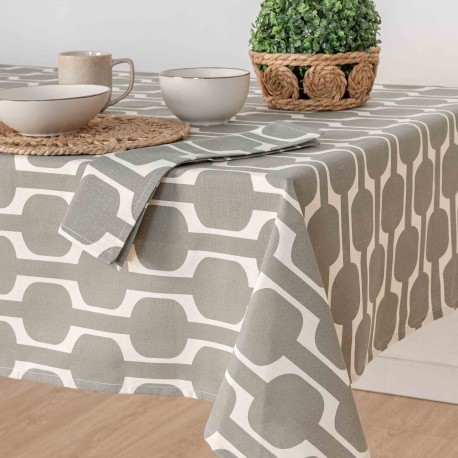 Mantel antimanchas Sunnies verde seco