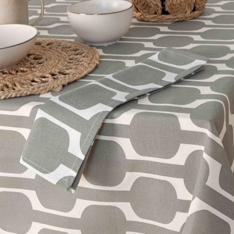 Set 4 servilletas Sunnies verde seco