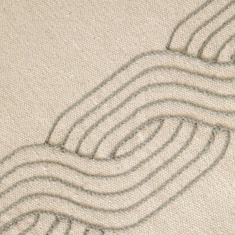 Alfombra algodón Verso verde seco