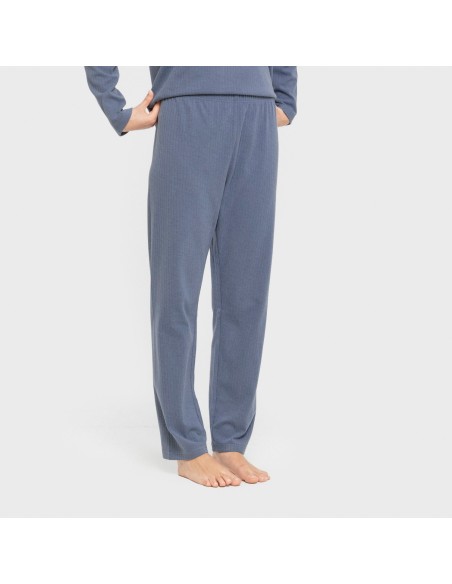 Pijama canalé Raya ancha lisa