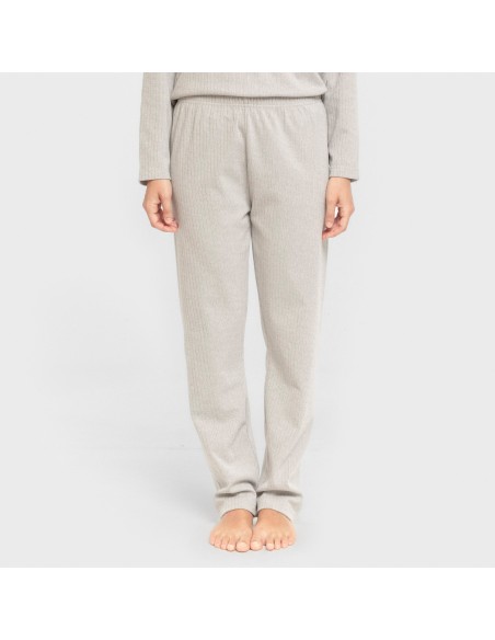 Pijama canalé Raya ancha lisa