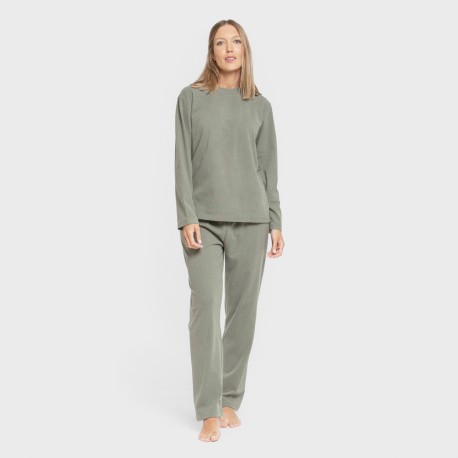 Pijama canalé Raya ancha lisa