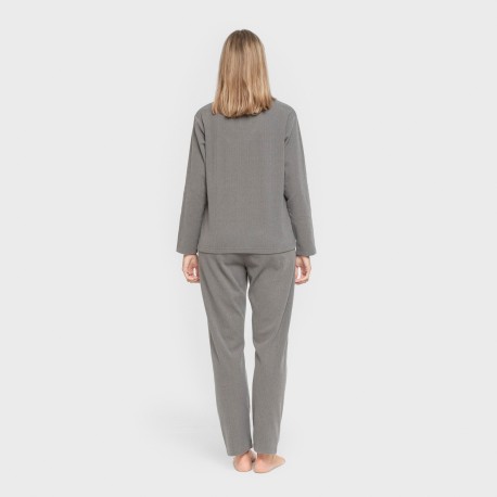 Pijama canalé Raya ancha lisa