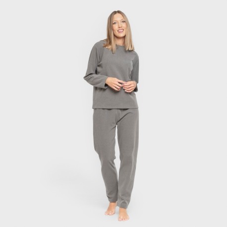 Pijama canalé Raya ancha lisa