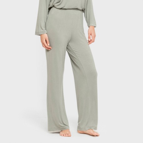 Pijama largo viscosa mujer liso