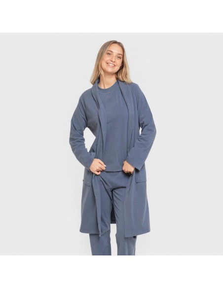 Bata canalé Raya ancha lisa