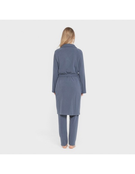 Bata canalé Raya ancha lisa