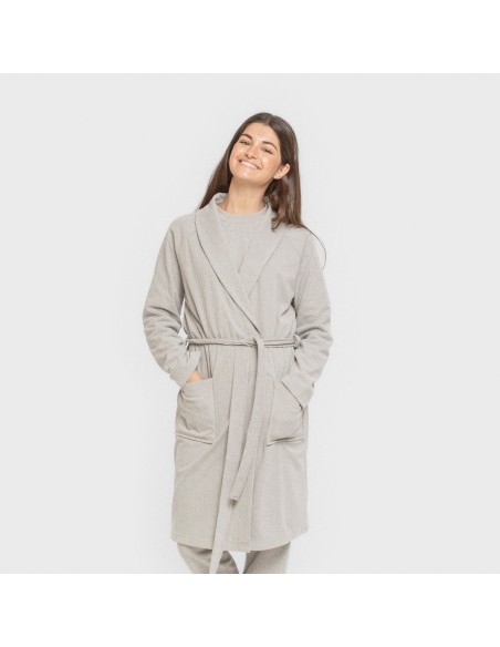 Bata canalé Raya ancha lisa