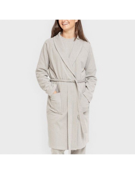 Bata canalé Raya ancha lisa