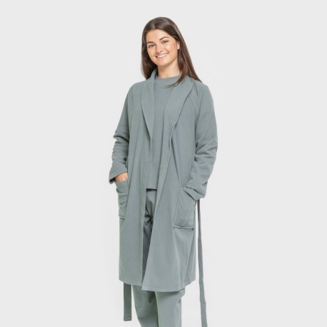 Bata canalé Raya ancha lisa