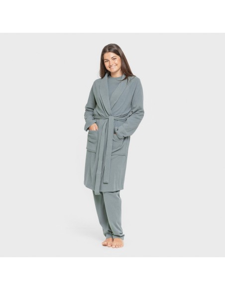 Bata canalé Raya ancha lisa