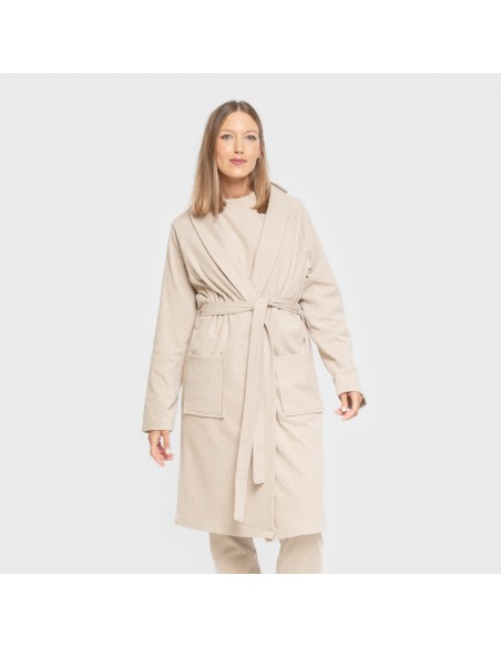 Bata canalé Raya ancha lisa