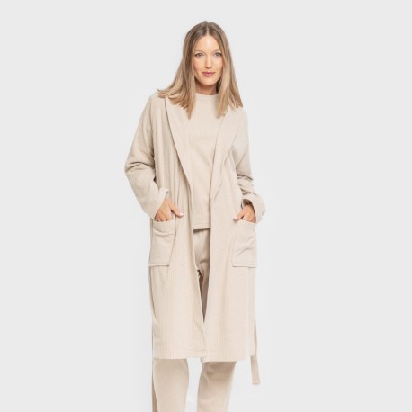 Bata canalé Raya ancha lisa