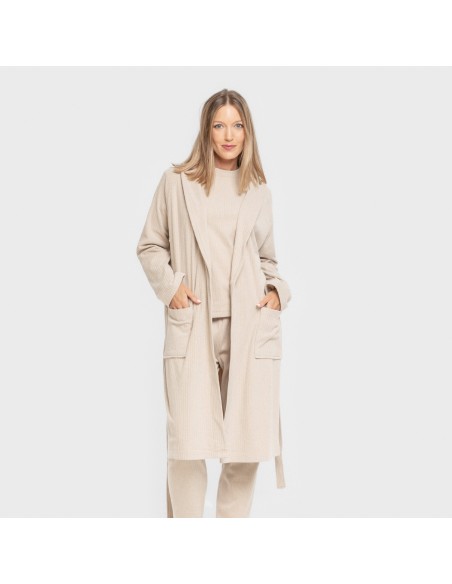 Bata canalé Raya ancha lisa