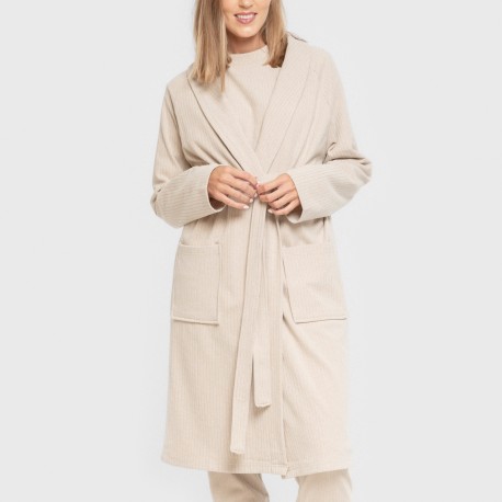 Bata canalé Raya ancha lisa