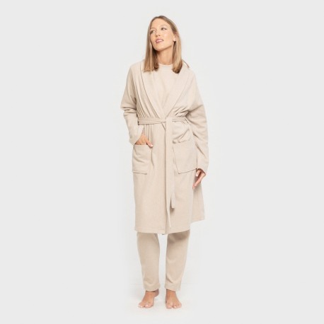 Bata canalé Raya ancha lisa