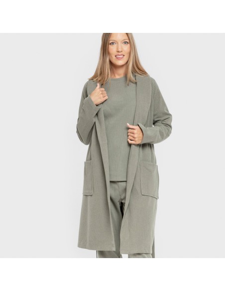 Bata canalé Raya ancha lisa