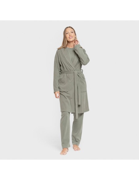 Bata canalé Raya ancha lisa