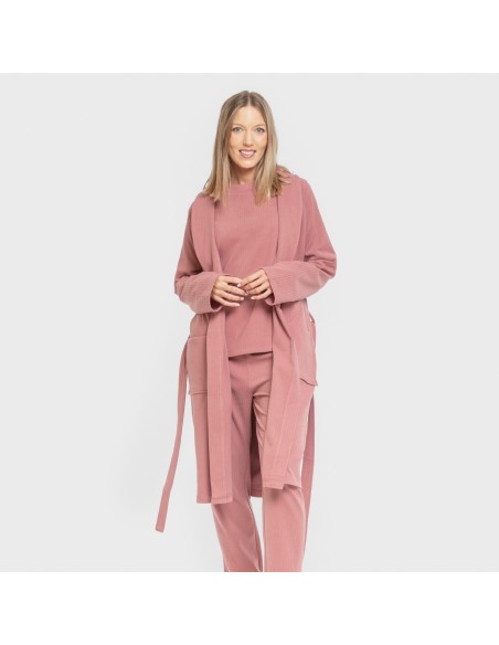 Bata canalé Raya ancha lisa