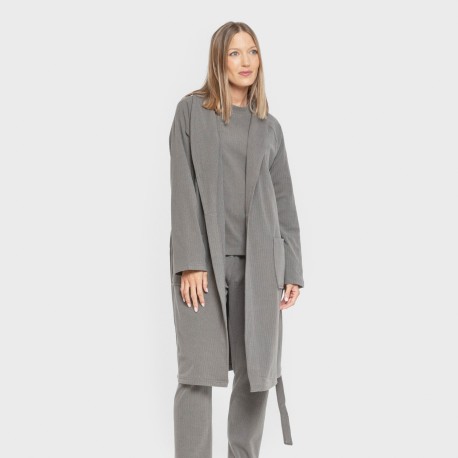 Bata canalé Raya ancha lisa