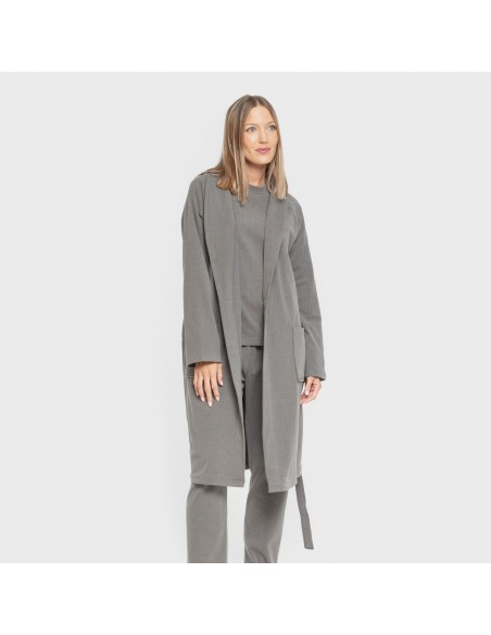 Bata canalé Raya ancha lisa