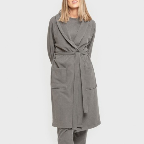 Bata canalé Raya ancha lisa