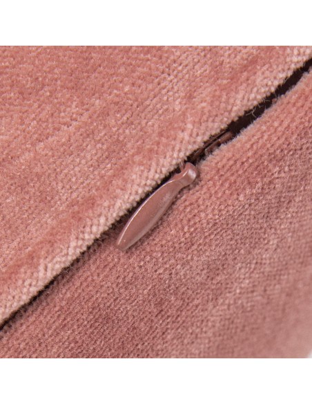 Cojín cuadrante terciopelo algodón liso - funda + relleno