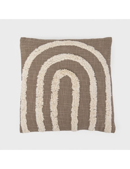 Cojín cuadrante algodón Drus 45x45 - funda + relleno