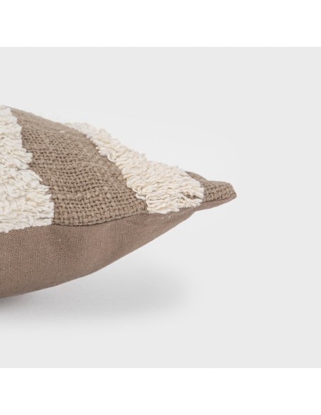 Cojín cuadrante algodón Drus 45x45 - funda + relleno