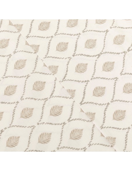 Juego de sábanas algodón Charleston topo